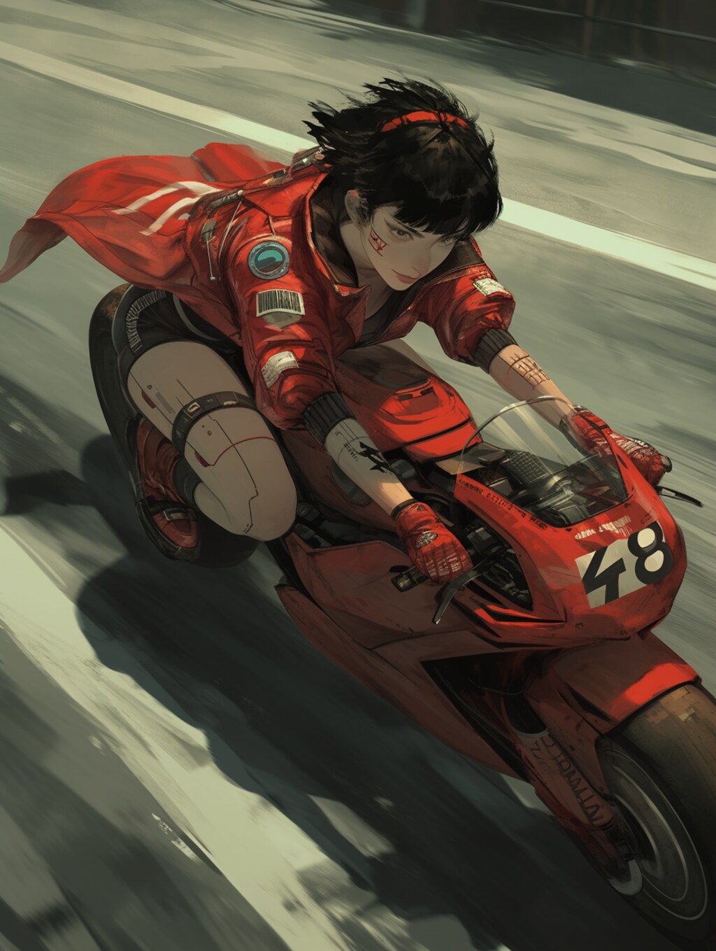 cyber punk rider