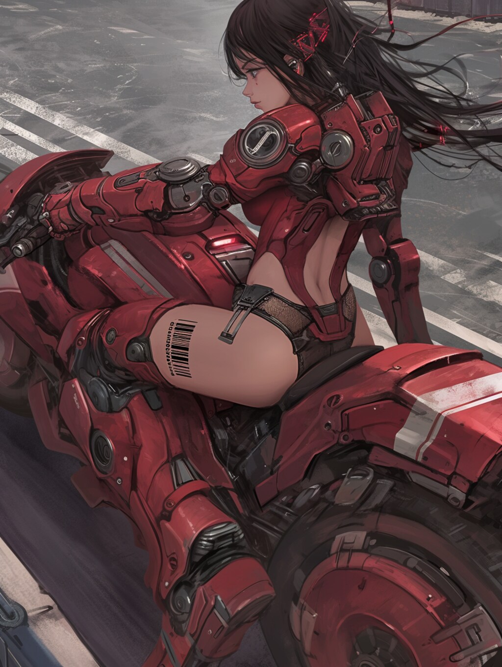 cyber punk rider