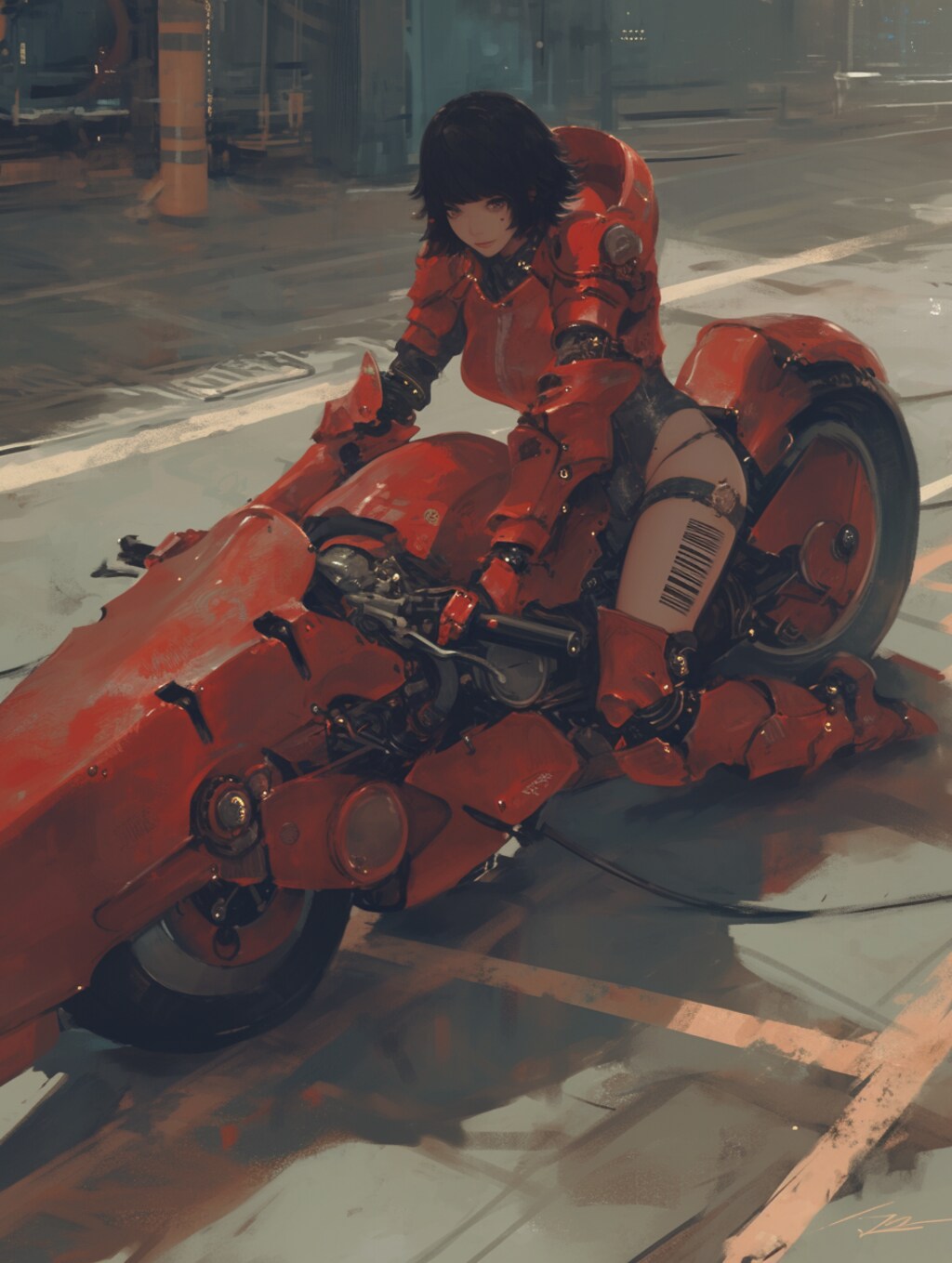 cyber punk rider