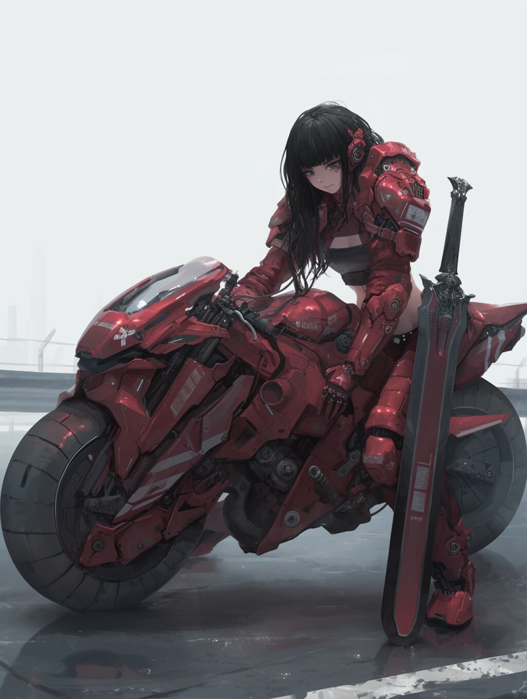 cyber punk rider
