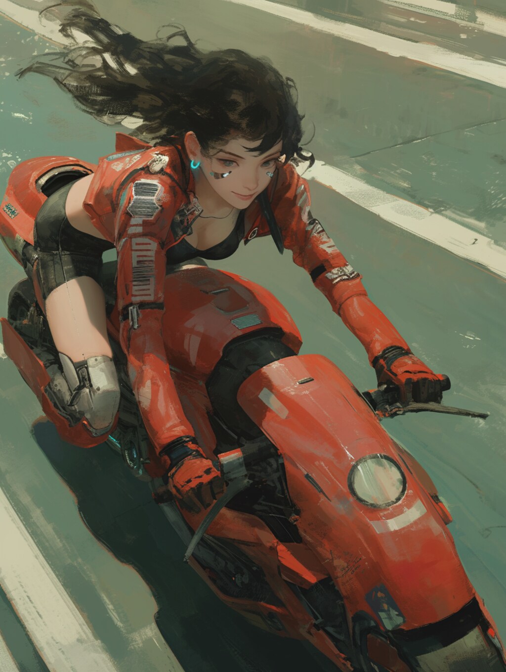 cyber punk rider