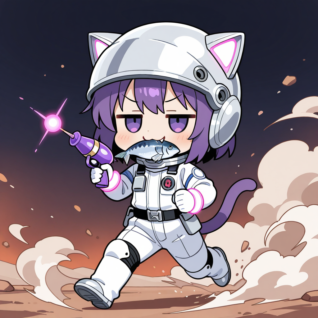 ネコ型宇宙人、極秘つまみぐい任務中に見つかってしまう！！！