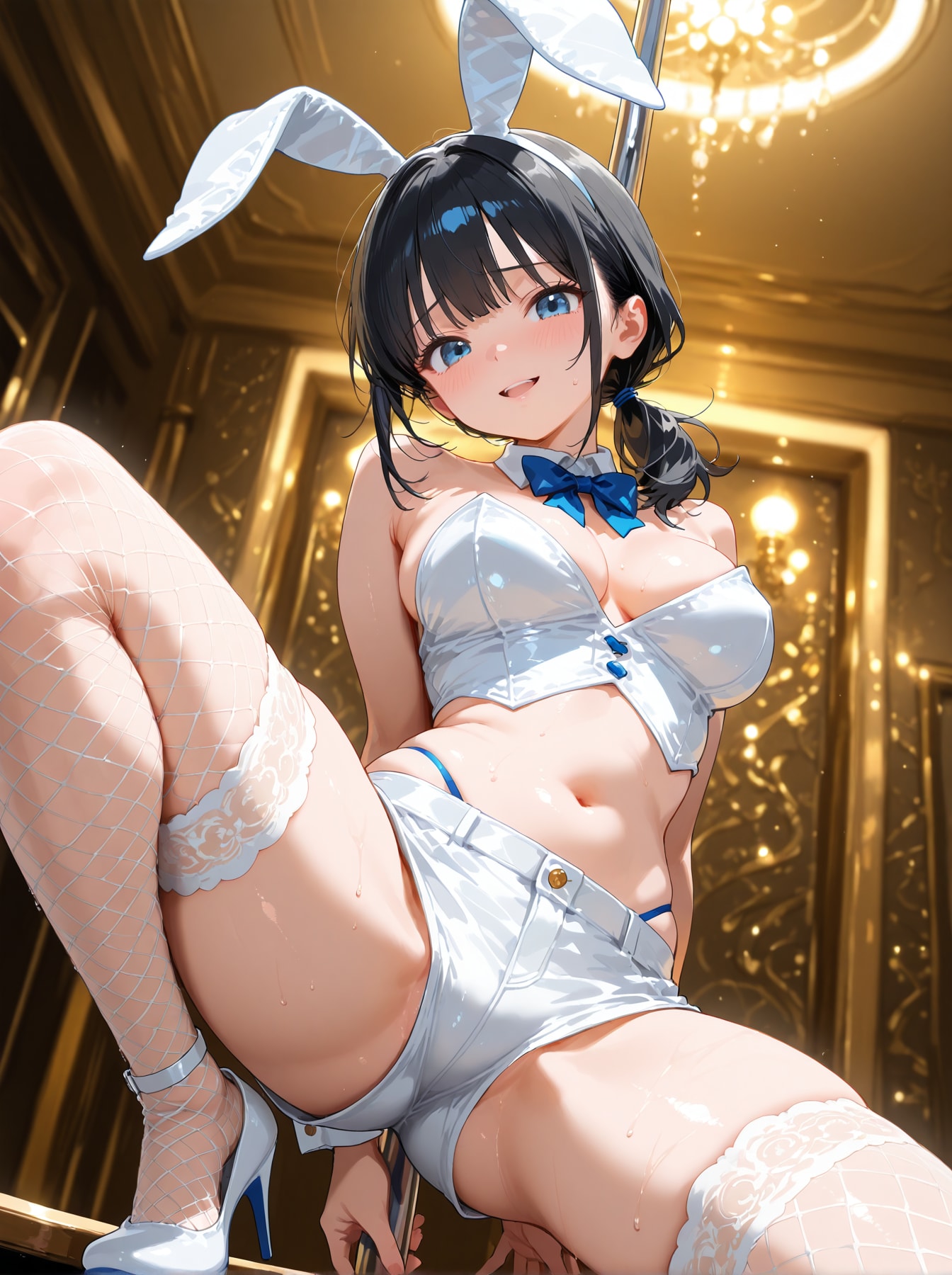開脚バニーガール