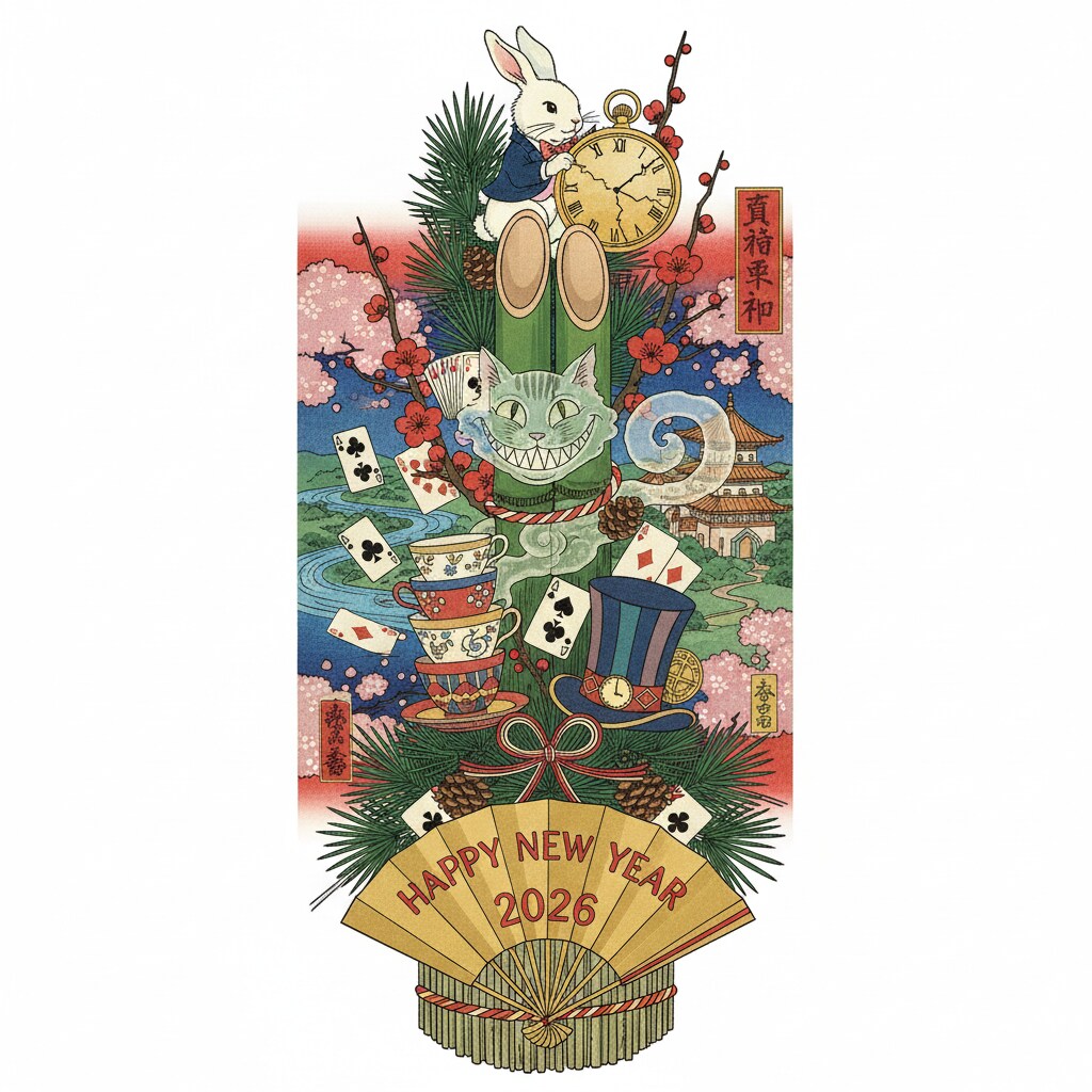 アリスと門松練習② | の人気AIイラスト・グラビア