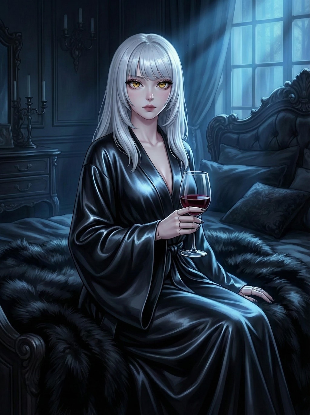 【冬の夜】安らぎのベルベットと、静寂のシルク - Vesper & Renata