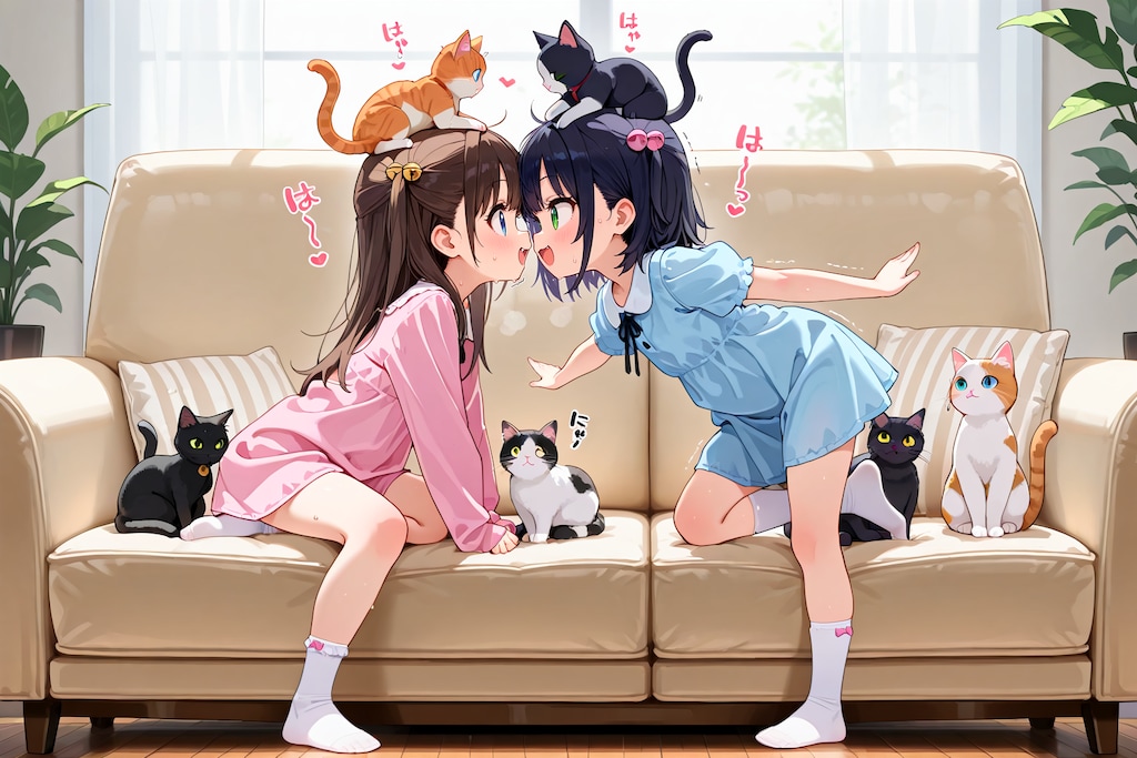 【対決】猫バランスゲーム！