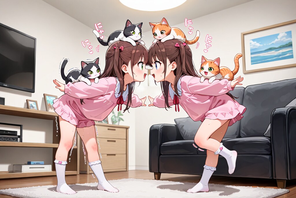 【対決】猫バランスゲーム！