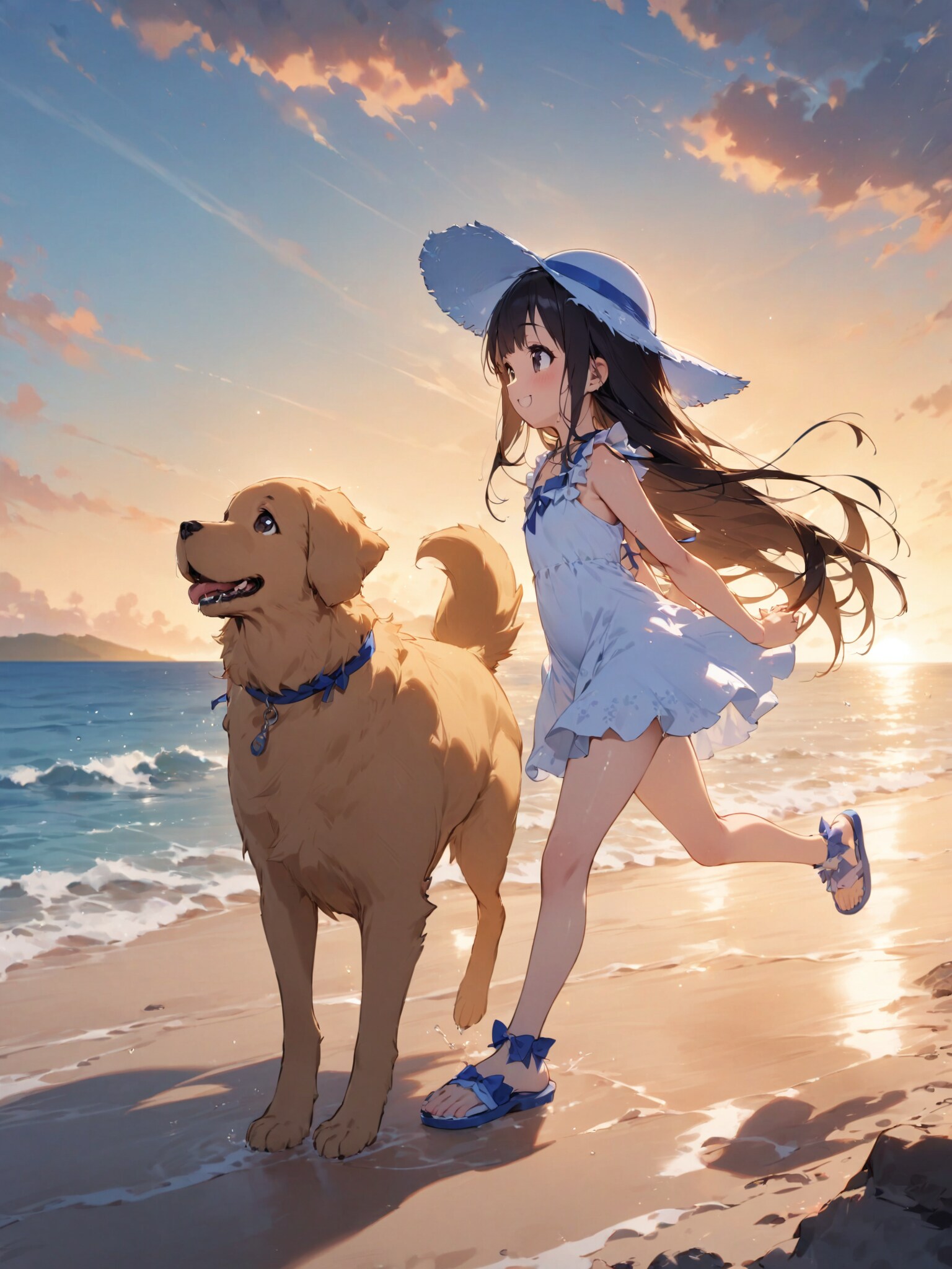 犬と散歩