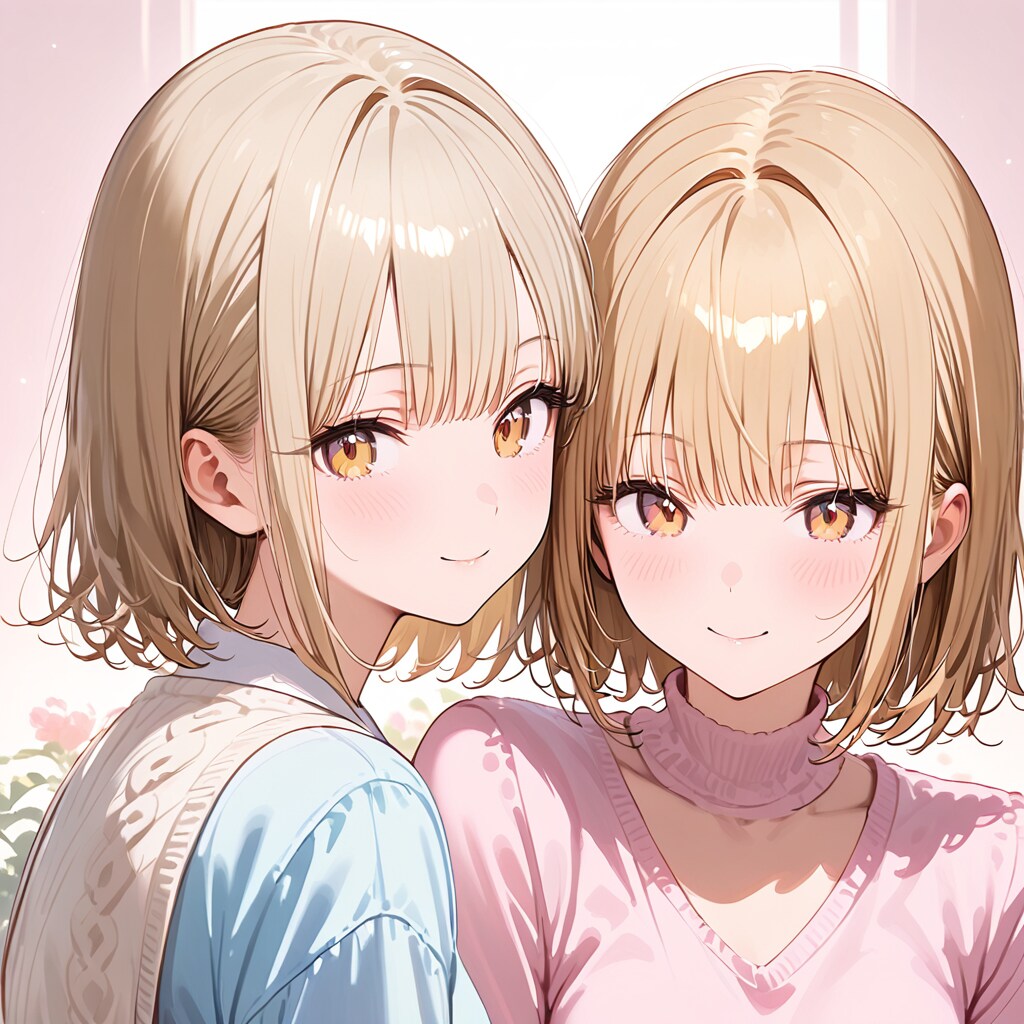 ふたご💕 | の人気AIイラスト・グラビア