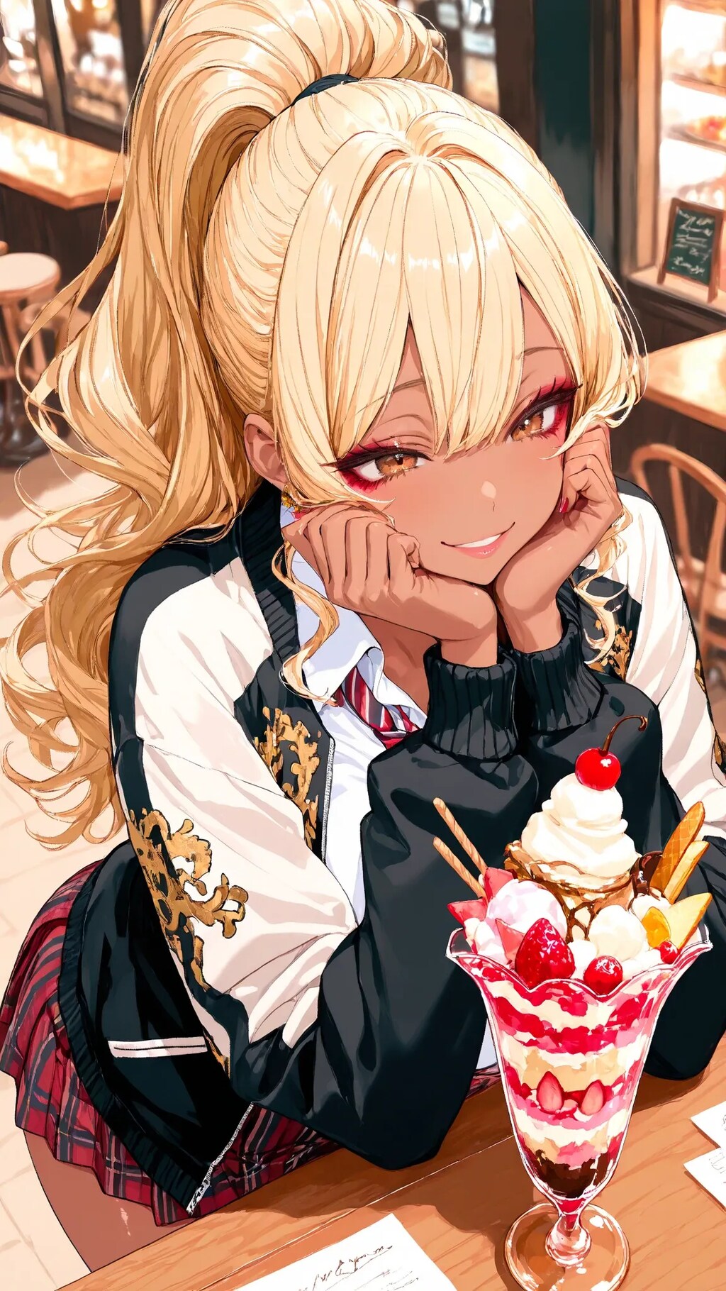 甘いもの好きヤンキーガール