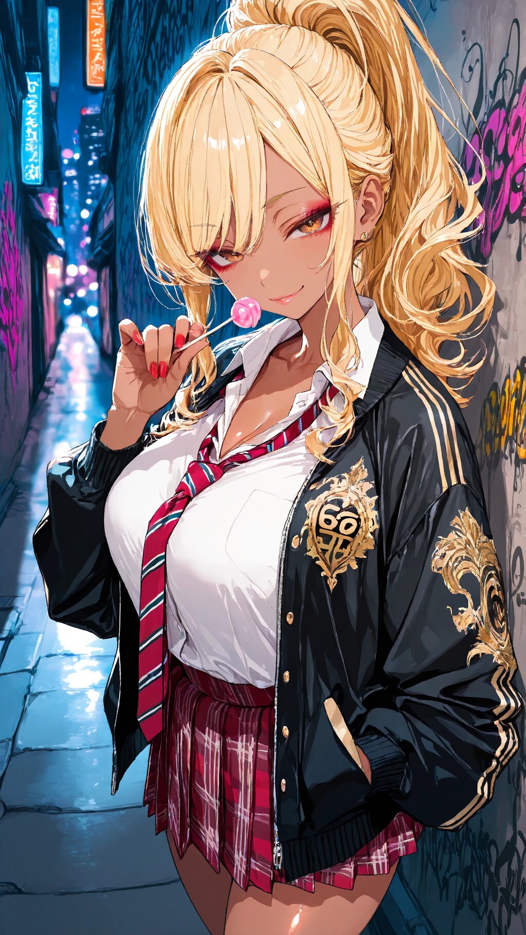 甘いもの好きヤンキーガール