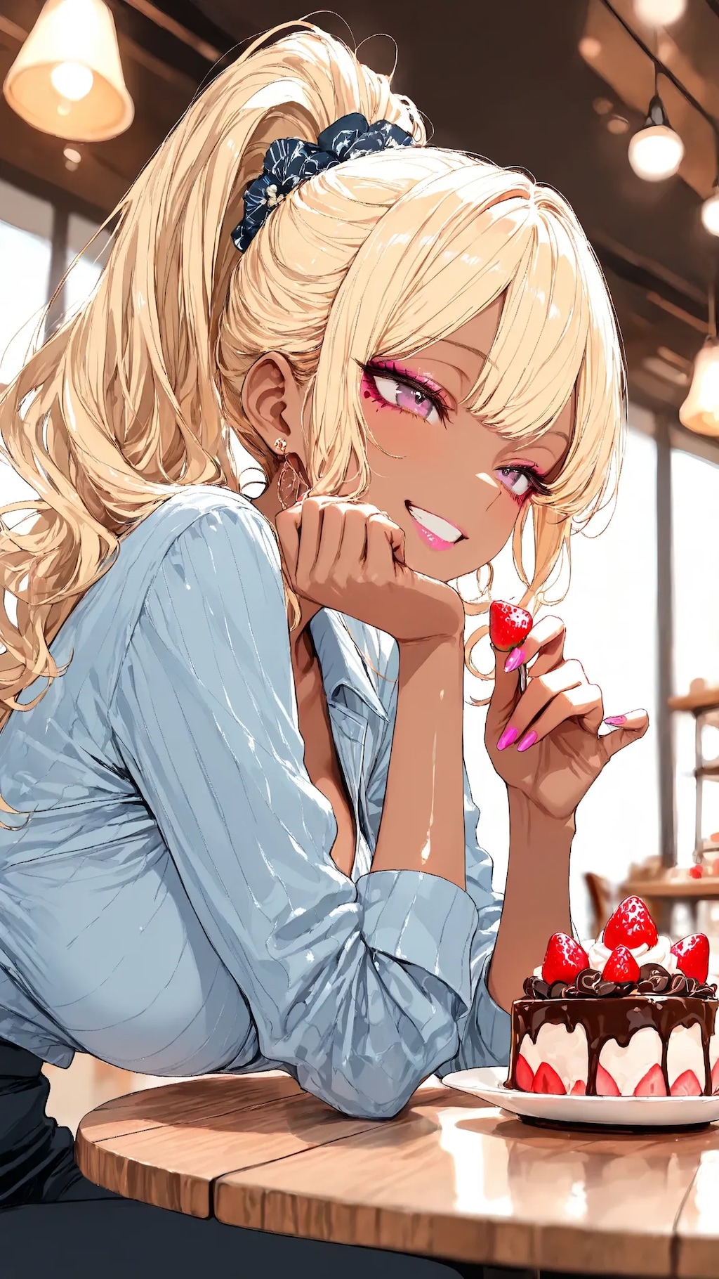 甘いもの好きヤンキーガール
