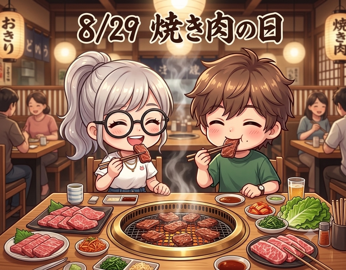 今日は「焼き肉の日」 | の人気AIイラスト・グラビア