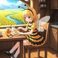 食事風景🍯みつばちの妖精🐝 3枚目