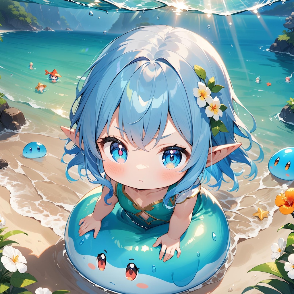 上陸用スライム!!