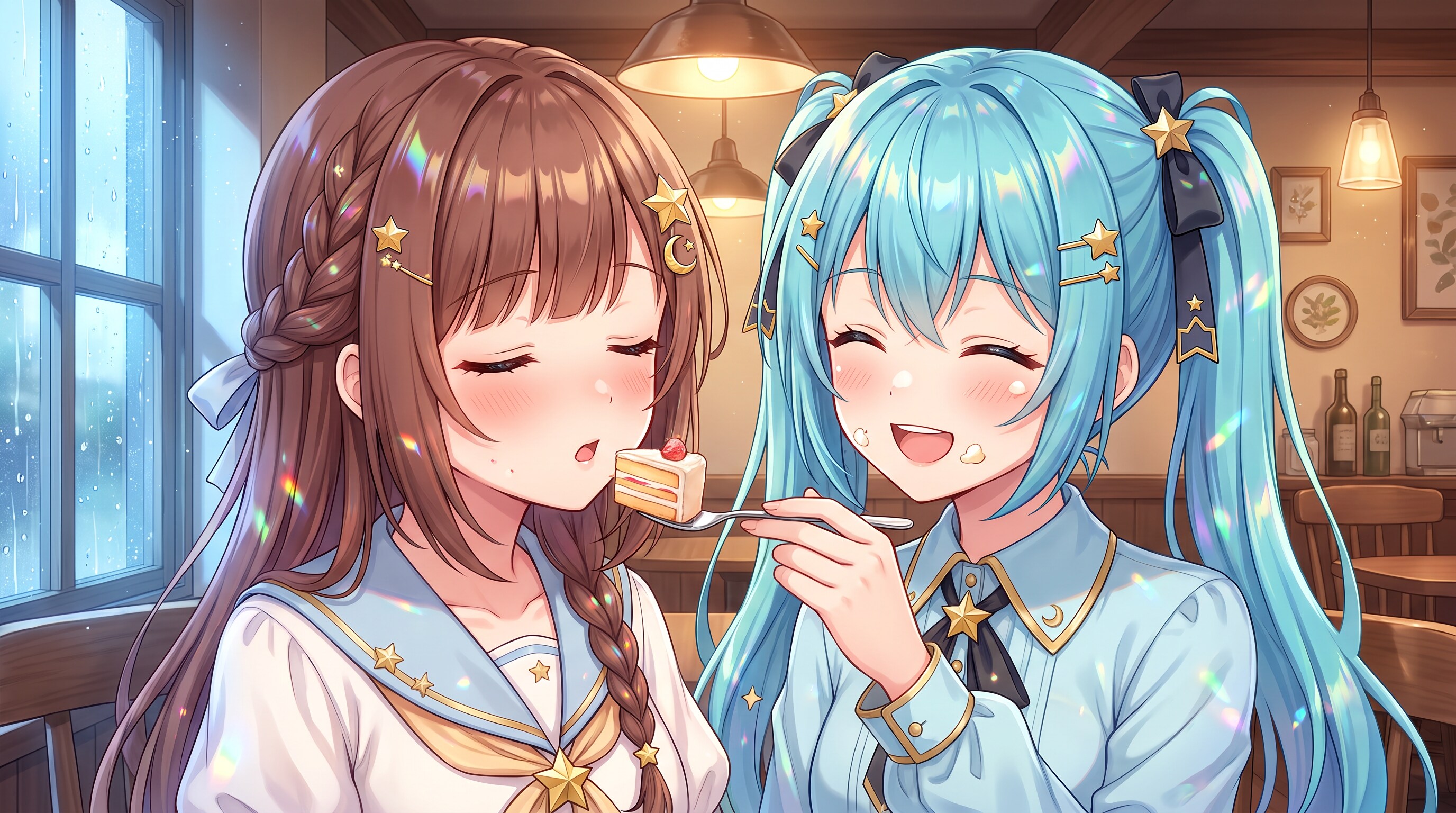 雨窓双笑菓宴 | の人気AIイラスト・グラビア