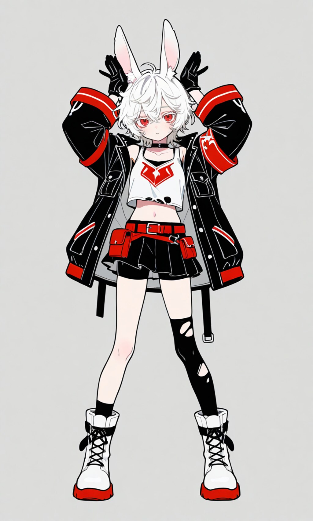 うさぎガールなうちの子