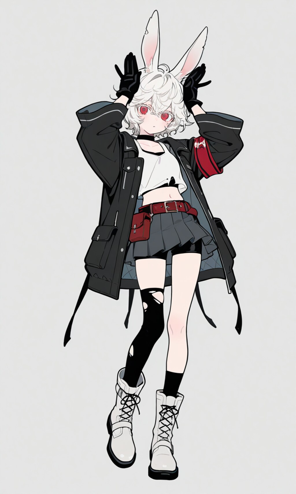 うさぎガールなうちの子