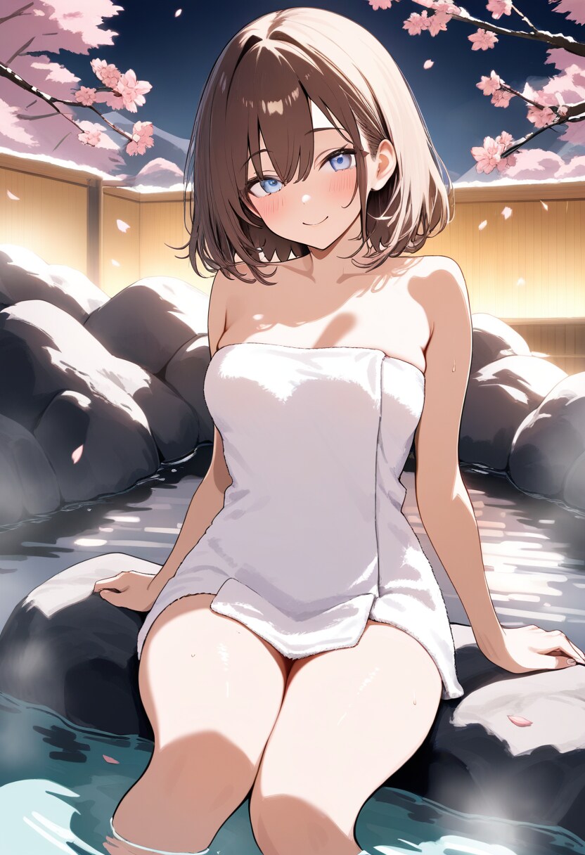 サクラ温泉🌸♨️にいるユズキ
