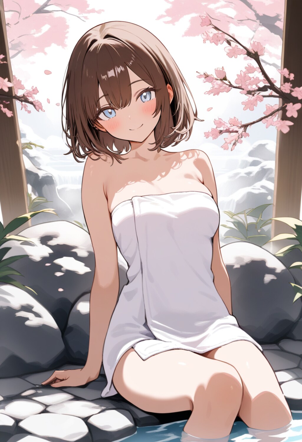 サクラ温泉🌸♨️にいるユズキ
