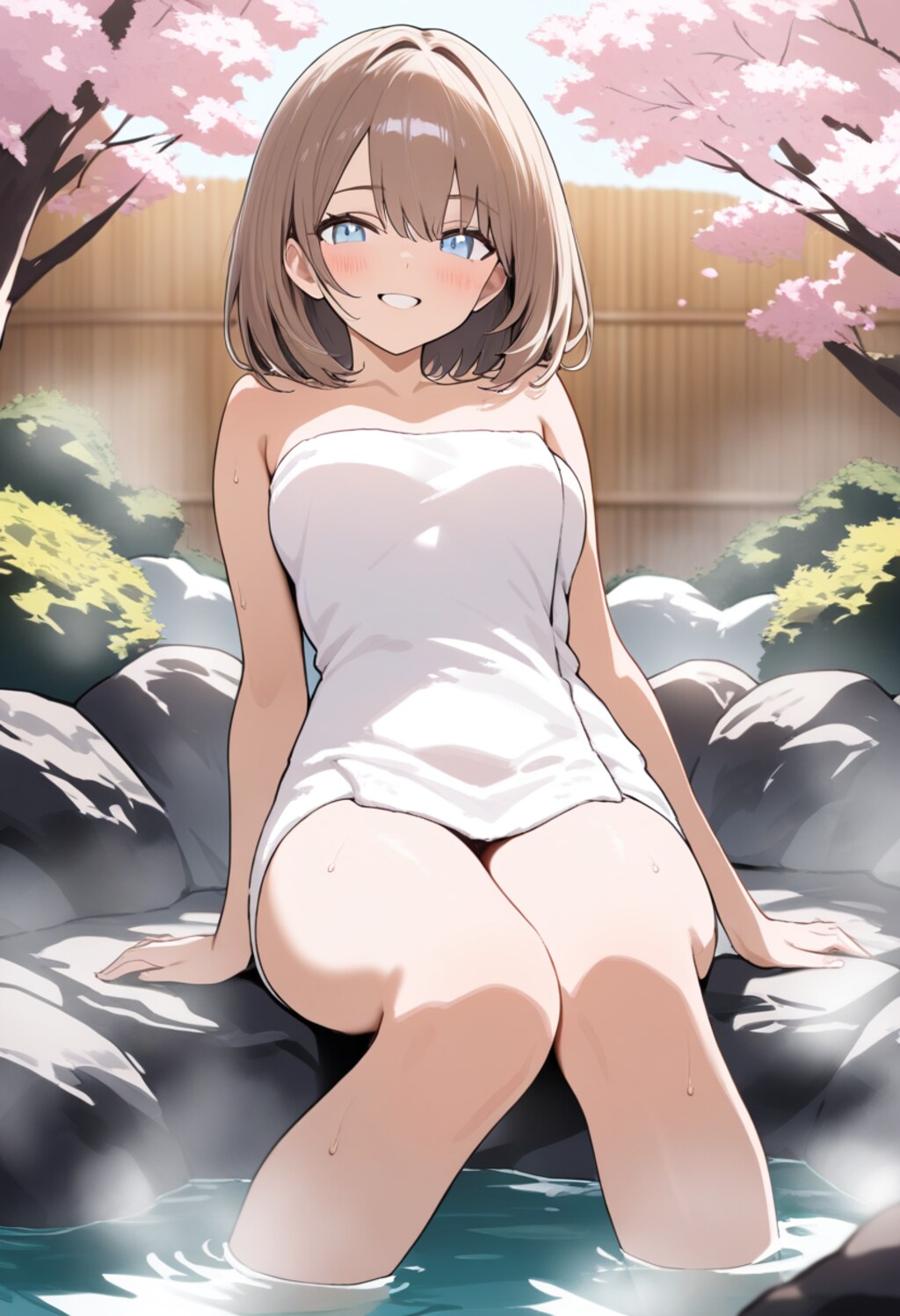 サクラ温泉🌸♨️にいるユズキ