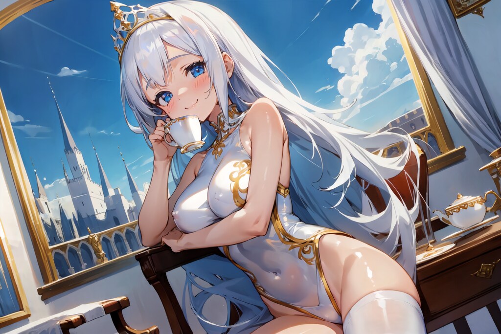 レオタードが正装の国の皇女様にお茶に招待されてしまった…