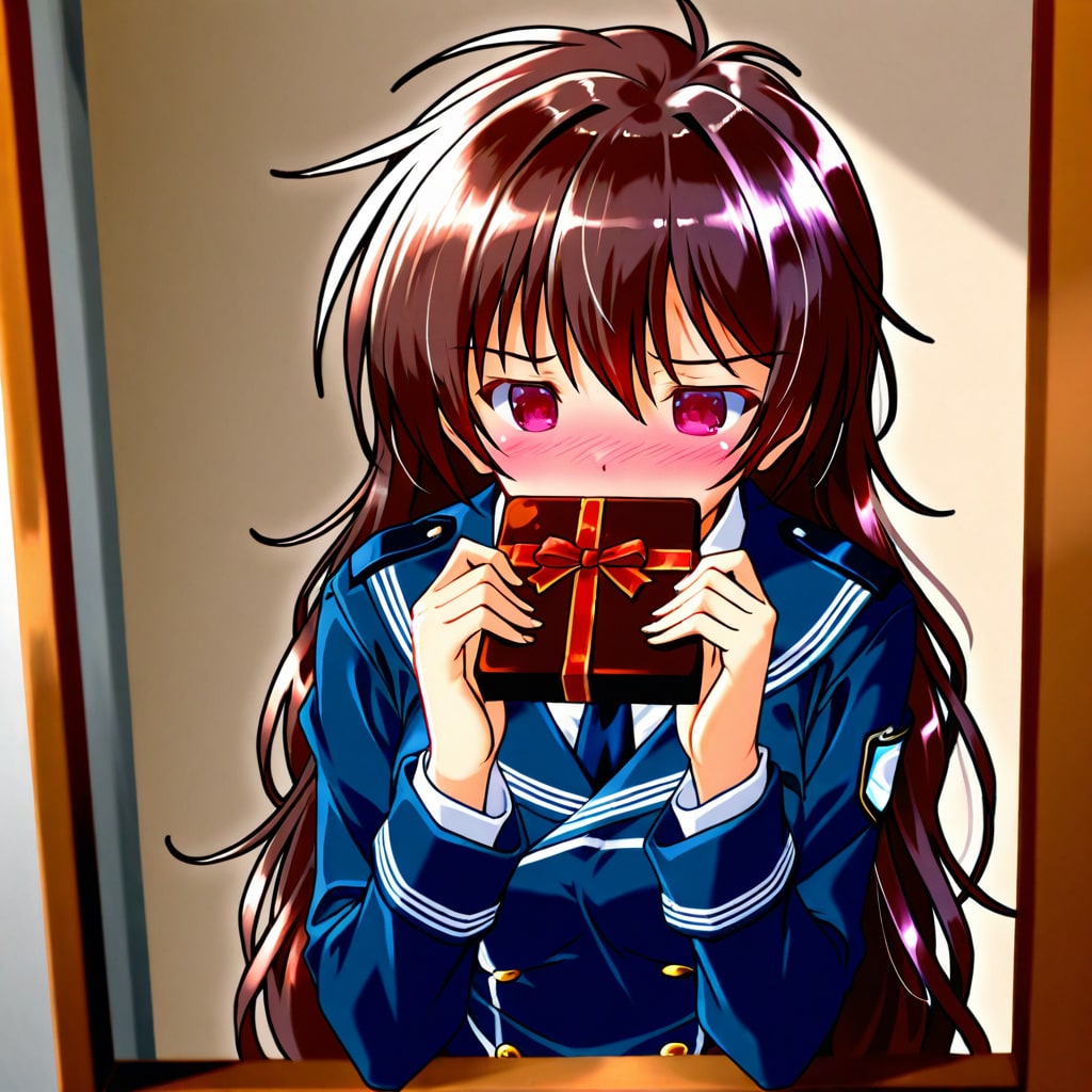 いざ渡すとなると…///