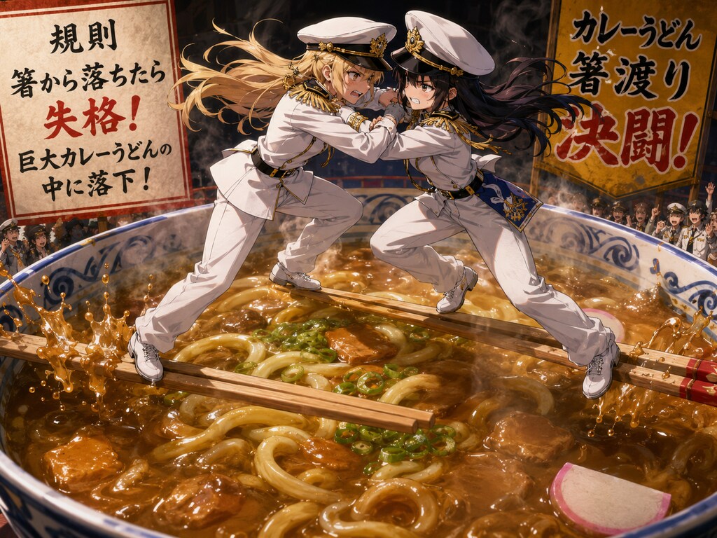 戦場にかける箸