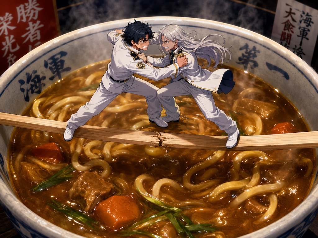 戦場にかける箸