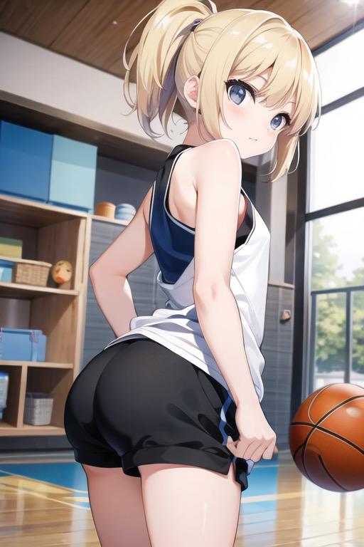 バスケ部少女