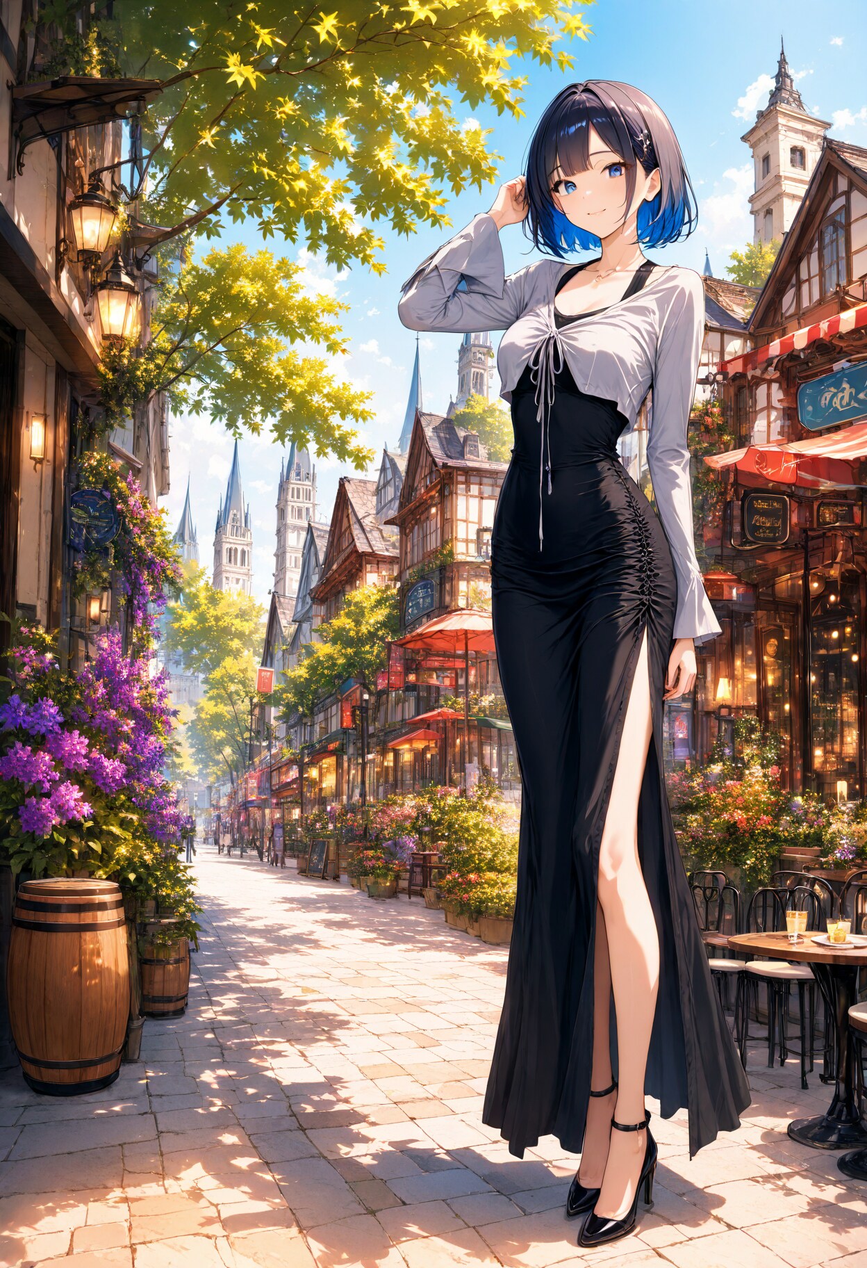 黒髪栞