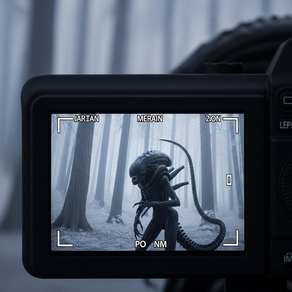 定点カメラが捉えた未確認生物