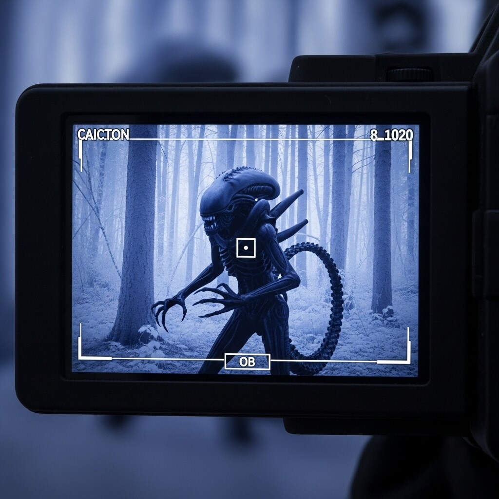 定点カメラが捉えた未確認生物