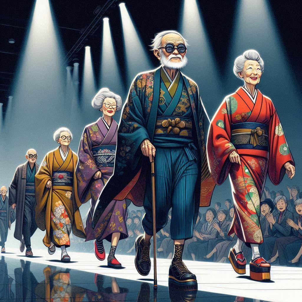 シニアファッションモデル