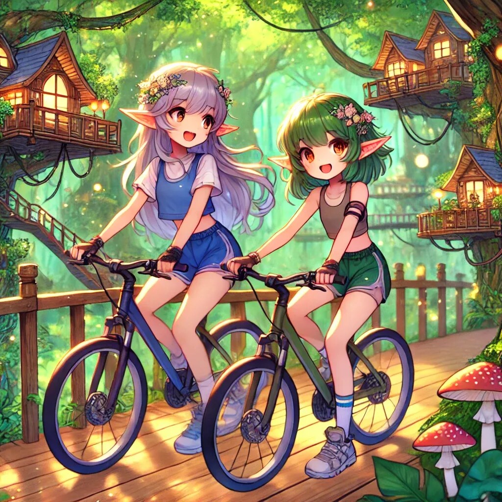 森林都市 サイクリング