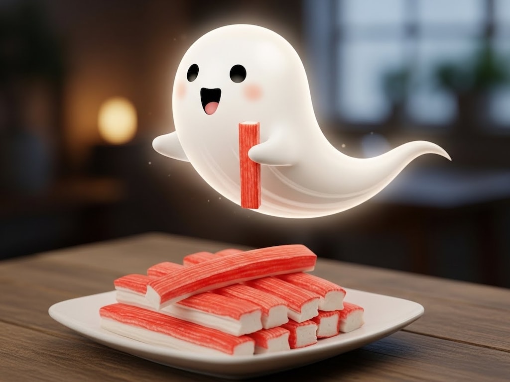 かにかまとお化けさん