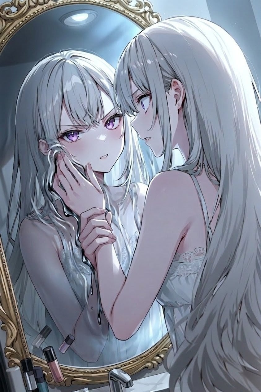 鏡の中の私に掴まれる