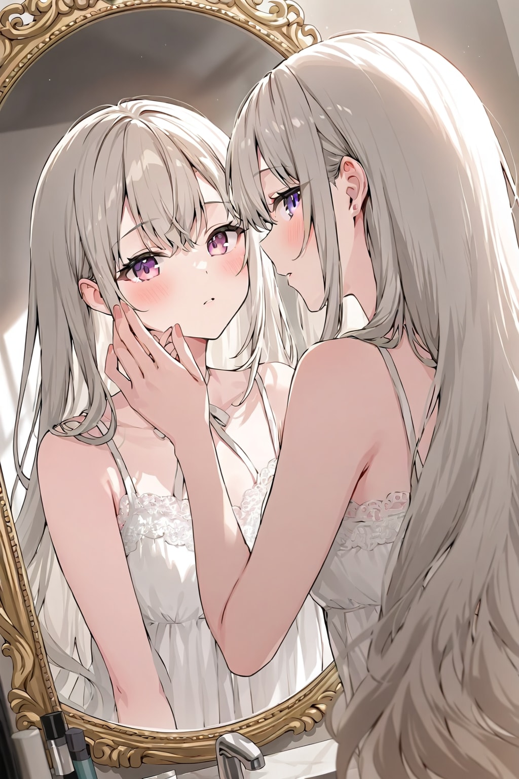 鏡の中の私に掴まれる