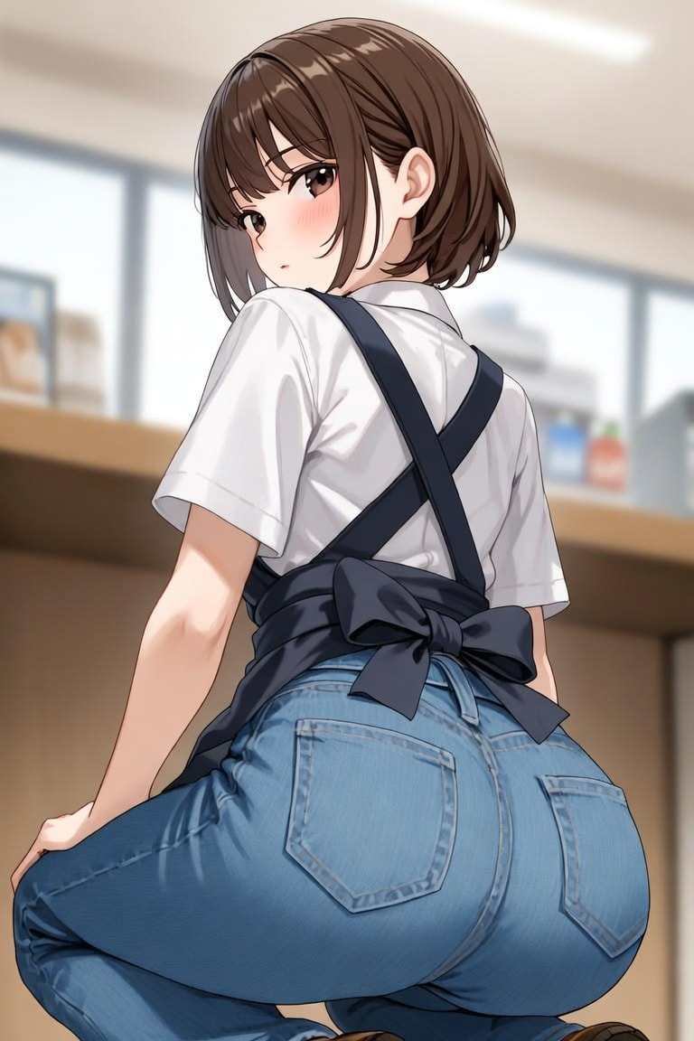 「店長…？どこ見てるんですか？」