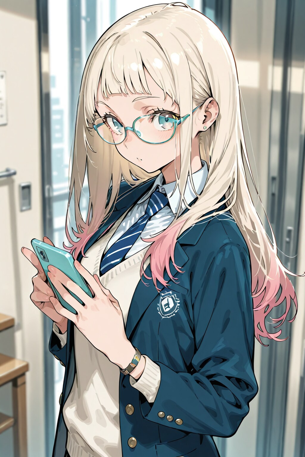 メガネ美少女 | の人気AIイラスト・グラビア