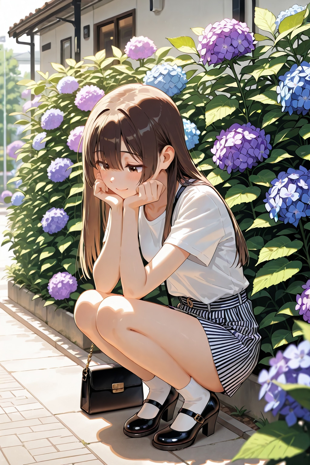 紫陽花の植え込み前