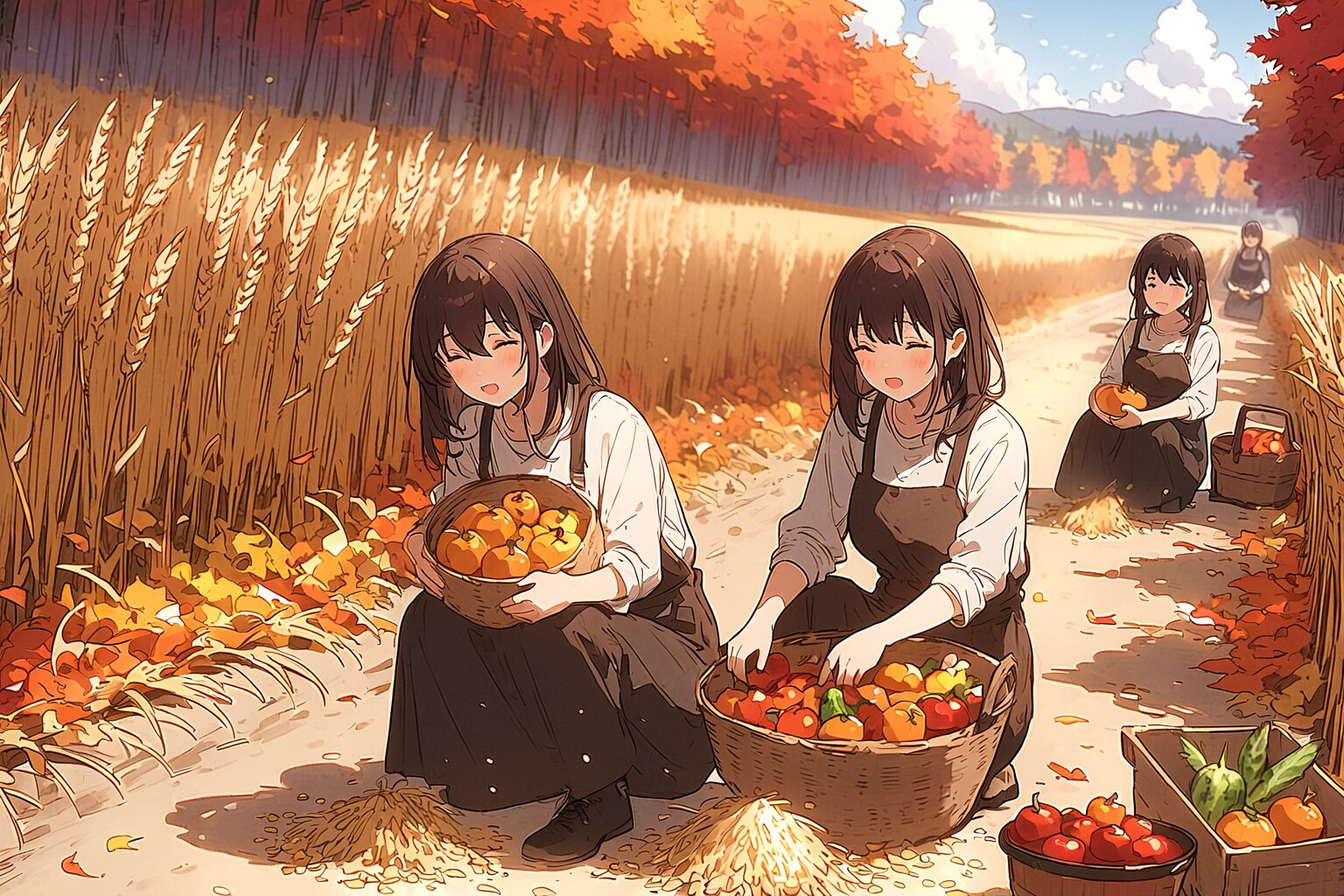 収穫 | の人気AIイラスト・グラビア