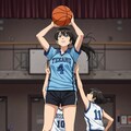 女バスのジャンプシュート352 2枚目