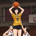 女バスのジャンプシュート352 8枚目
