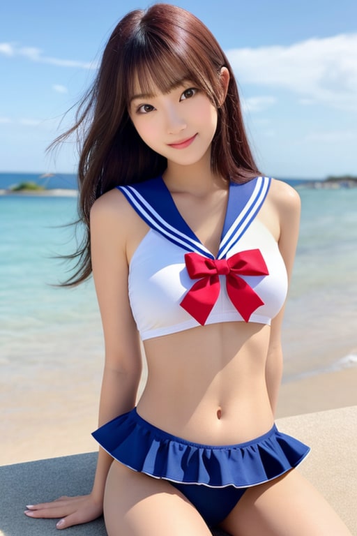 セーラー水着