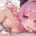 ピンク髪のサキュバス 2枚目