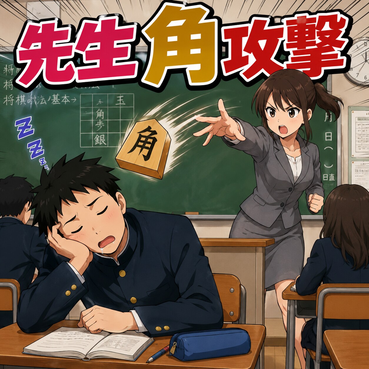 先制核攻撃→先生角攻撃 | の人気AIイラスト・グラビア