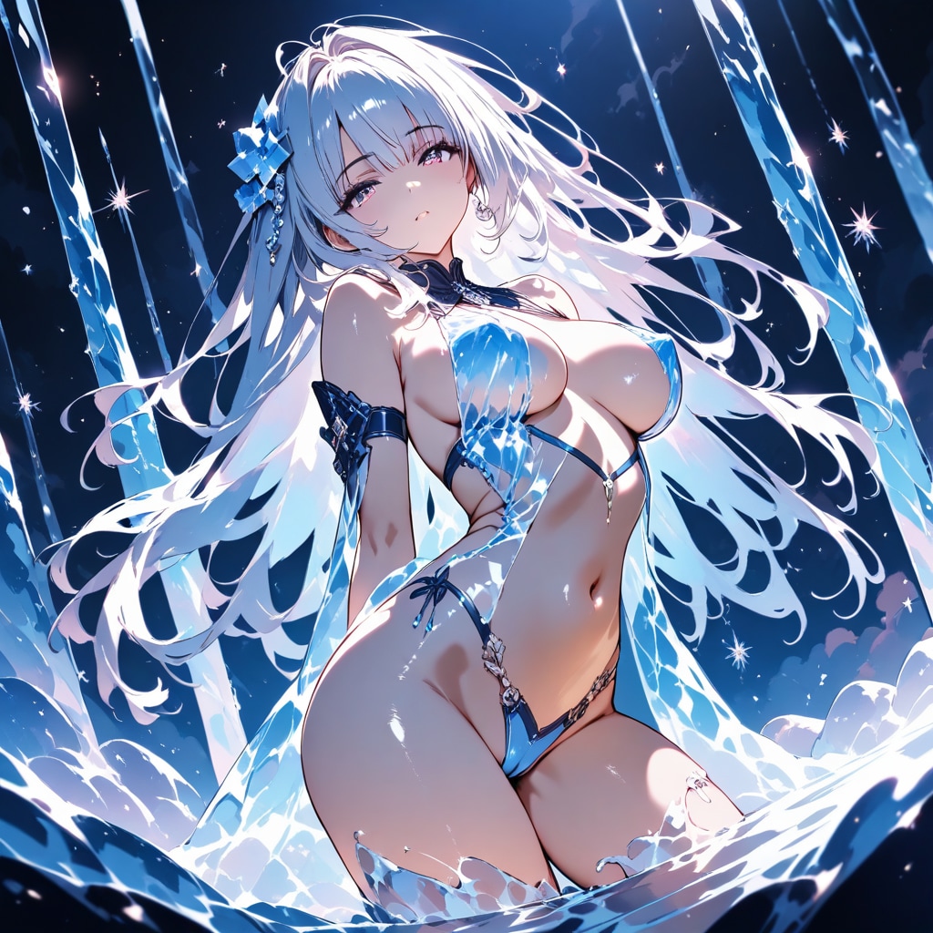 生まれたての氷精霊