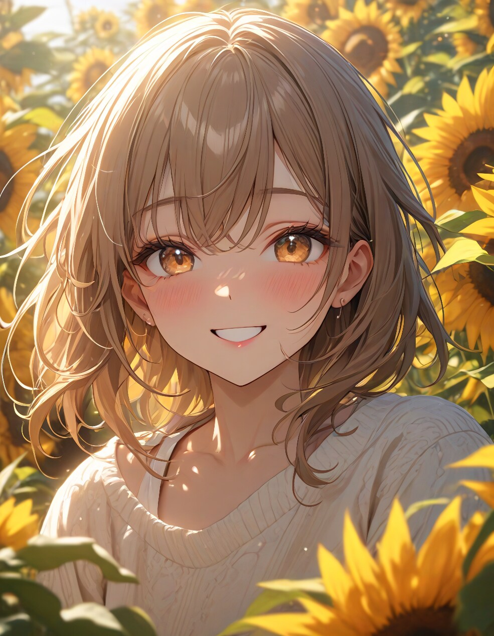 ひまわり | の人気AIイラスト・グラビア