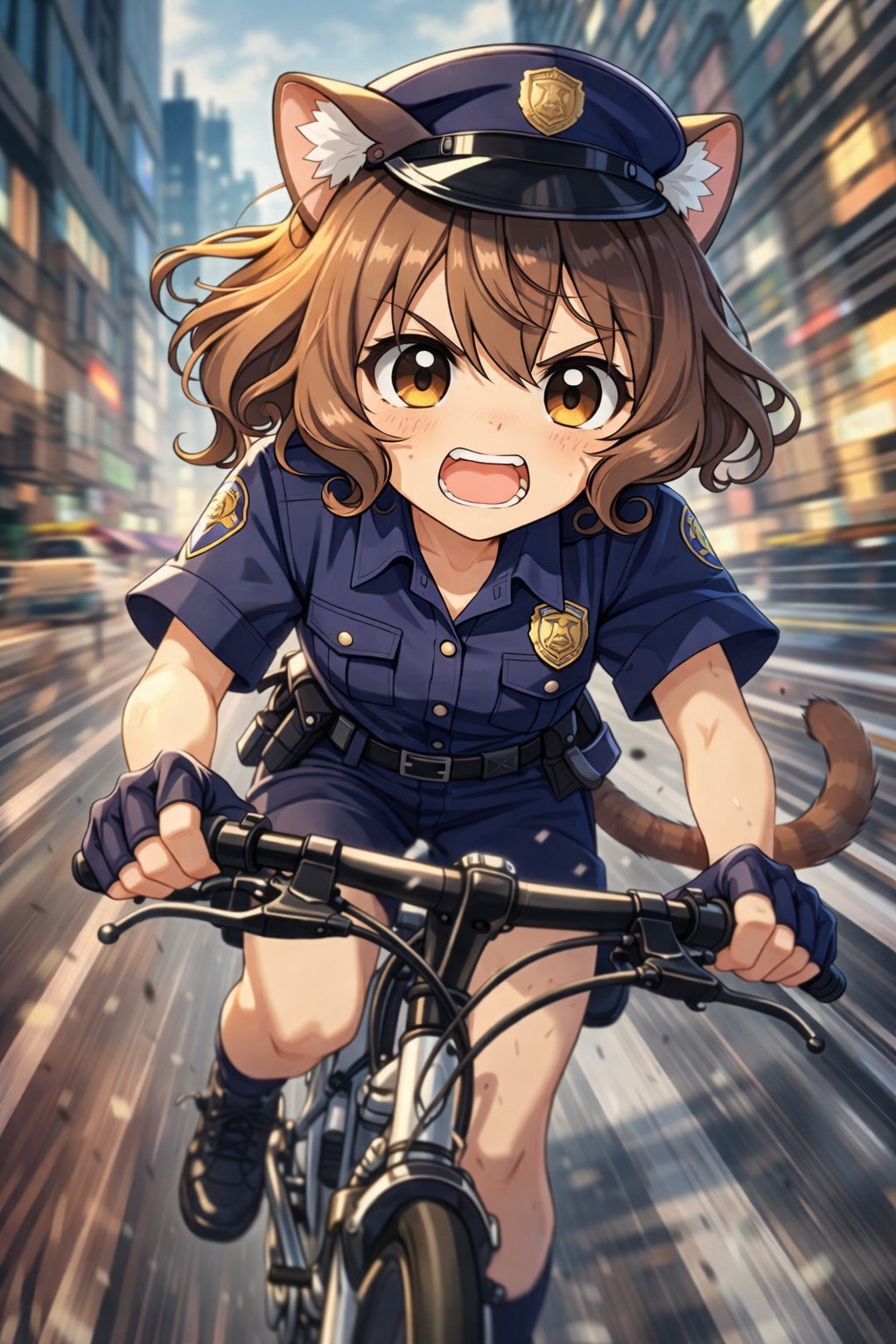 チャリで追う！ | の人気AIイラスト・グラビア